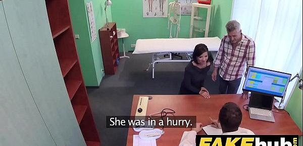  Fake Hospital Czech doctor cums over horny cheating wifes tight pussy